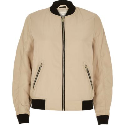 Beige bomber jacket - jackets - coats / jackets - women
