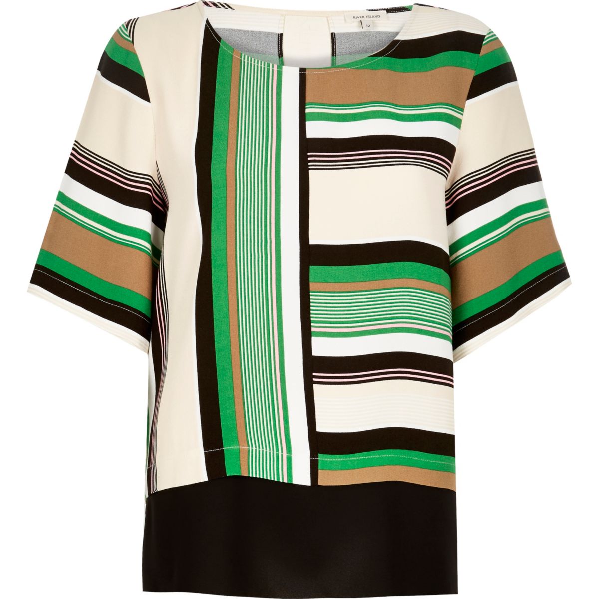 pretty green stripe t shirt