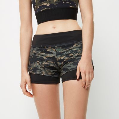 Simple Camo workout shorts womens 