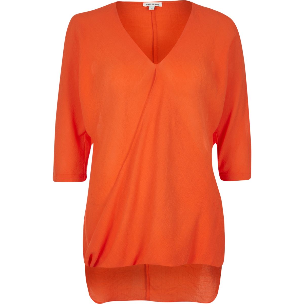 Womens orange blouse