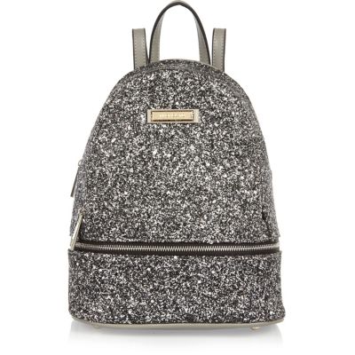 Silver glitter mini backpack - backpacks - bags / purses - women