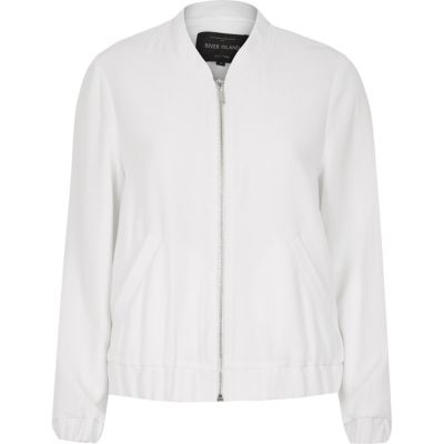 White bomber jacket jackets coats / jackets women