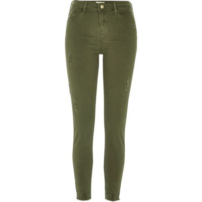 Khaki Amelie super skinny jeans skinny jeans jeans women