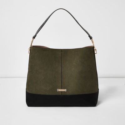 khaki green purse