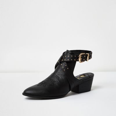 backless cowboy boots