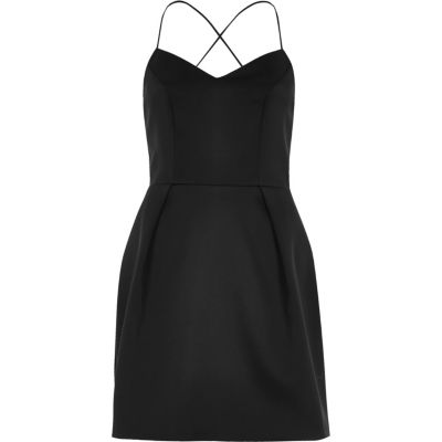 Black cami strap mini dress - Dresses - Sale - women