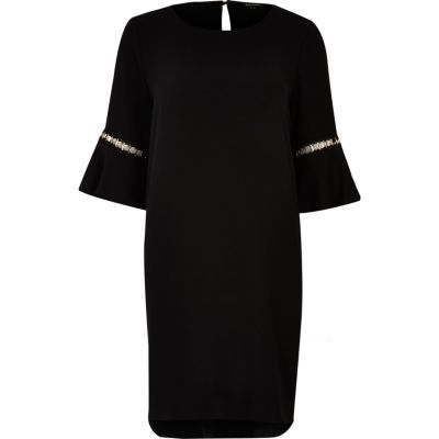 Black Chelsea Girl zig zag pattern maxi dress - Dresses - Sale - women