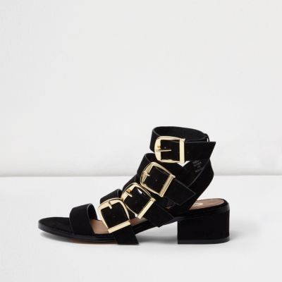 multi buckle sandals