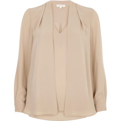 ladies blush pink blouses
