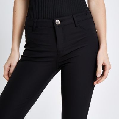 Black Molly skinny fit trousers