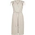 Petite grey tie belt sleeveless midi dress swing dresses Petite grey tie belt sleeveless midi dress swing dresses