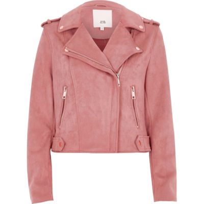 Pink biker jacket - jackets - coats / jackets - women