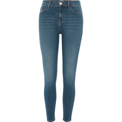 Amelie – Mittelblaue Superskinny Jeans
