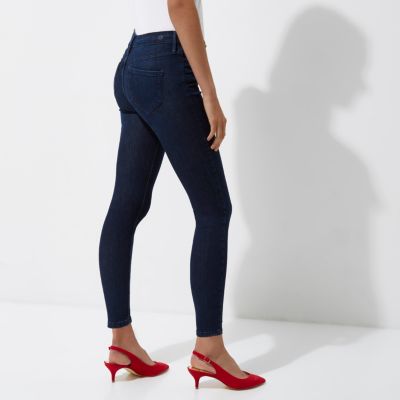 Dark blue Molly reform skinny jeggings