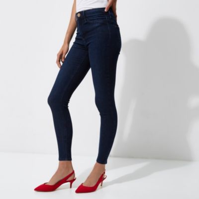 Dark blue Molly reform skinny jeggings