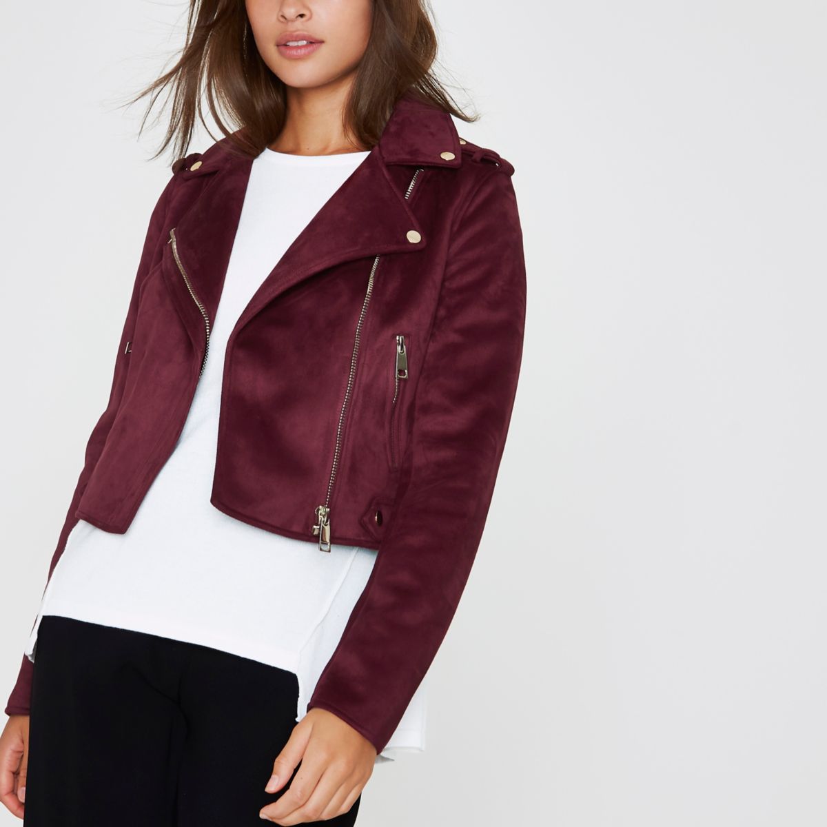 Womens coats burgundy