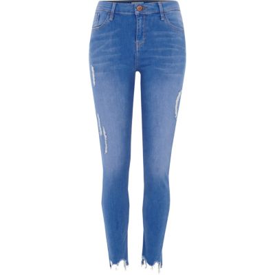 Amelie – Blaue Superskinny Jeans