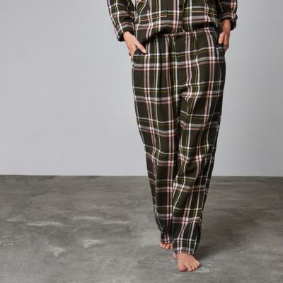 Ashish – Grüne, karierte Pyjamahose