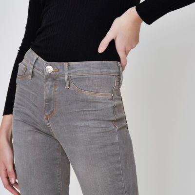 Grey wash skinny Molly jeggings