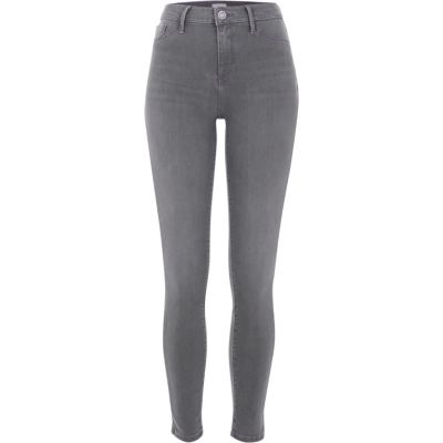 Grey wash skinny Molly jeggings
