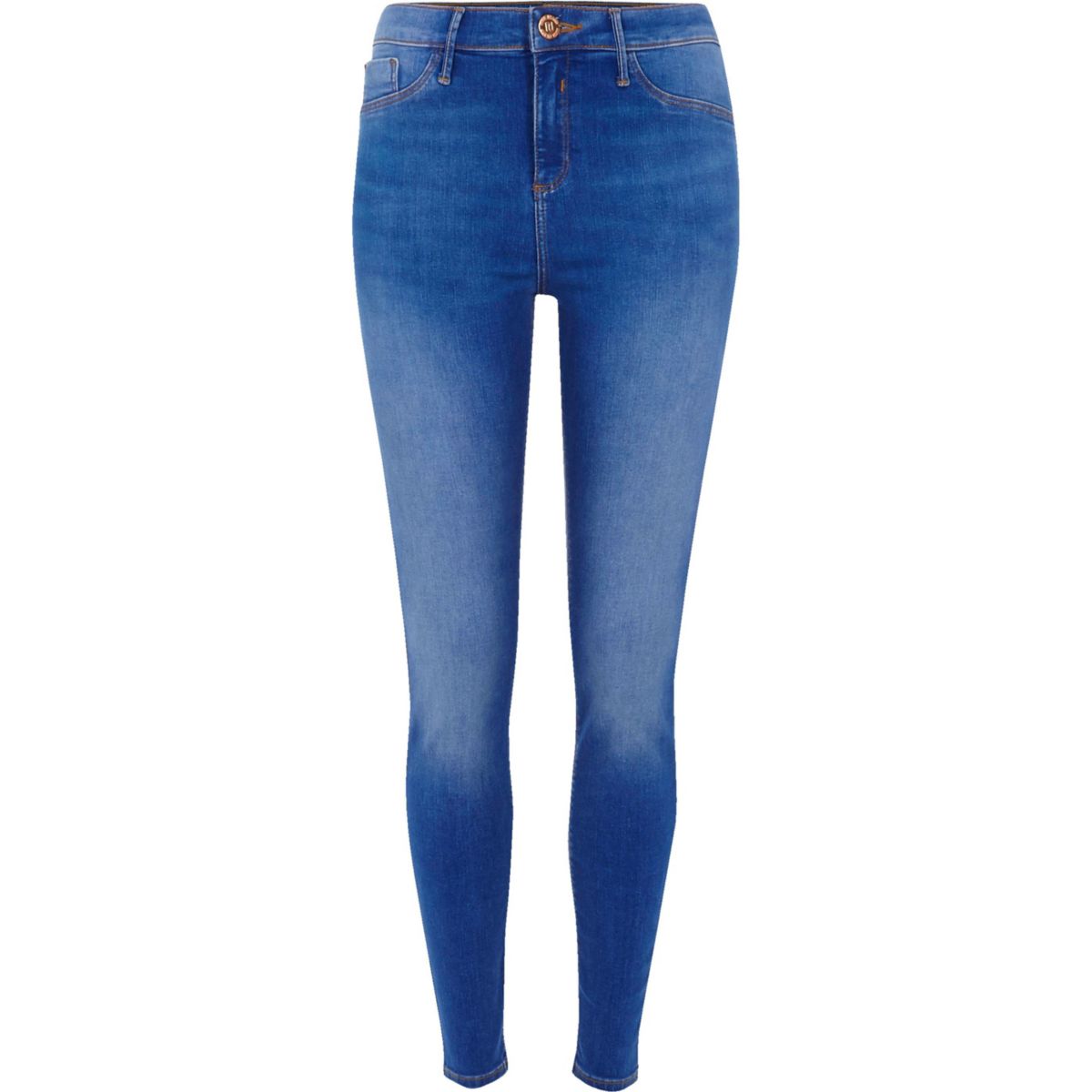 Bright blue wash Molly jeggings