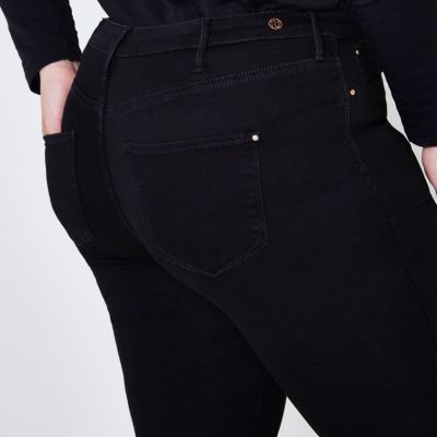 Plus black skinny Molly jeggings
