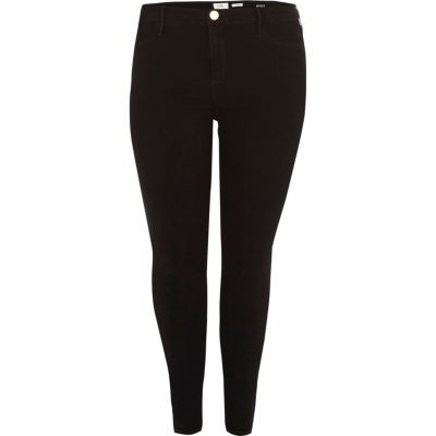 Plus black skinny Molly jeggings