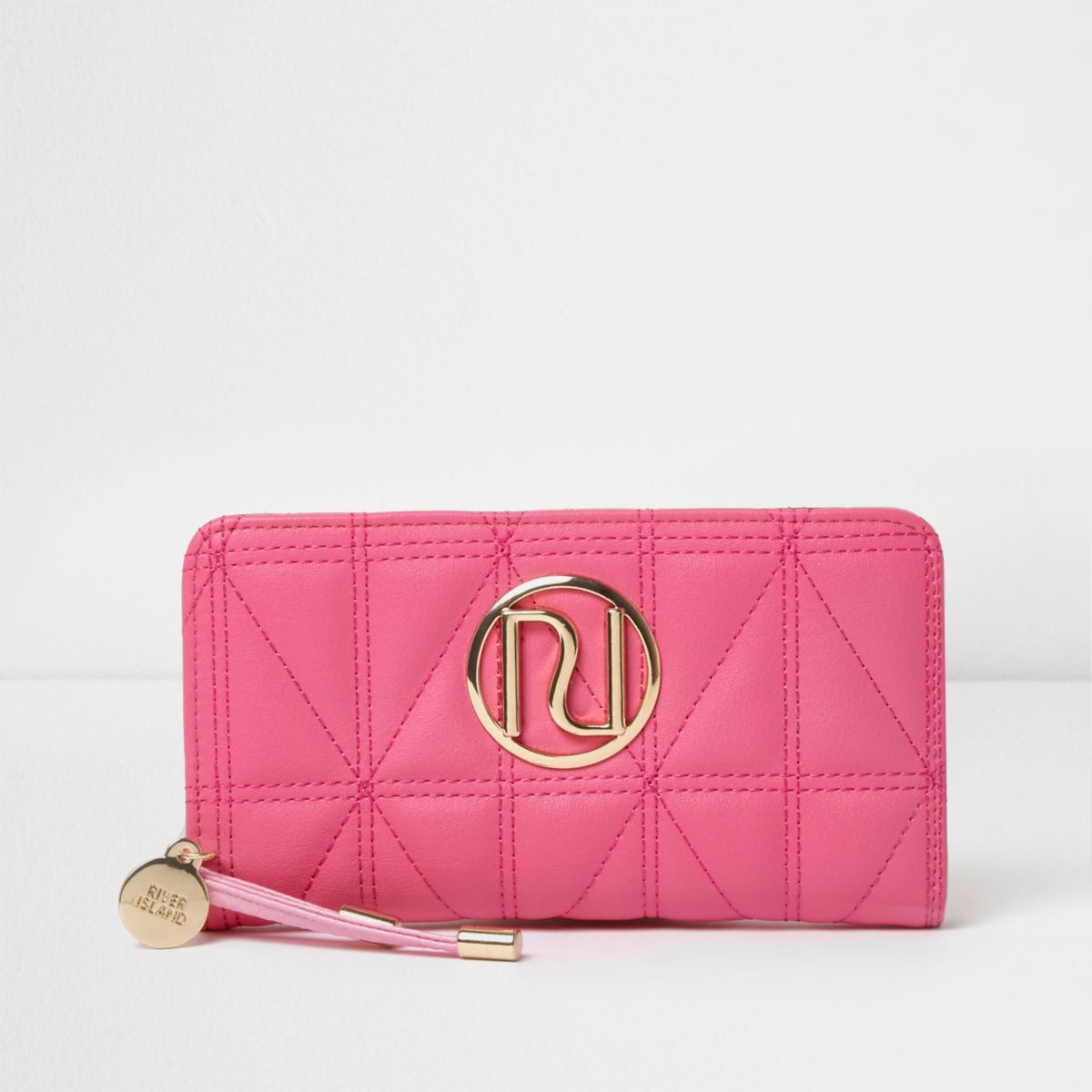 Bright pink quilted foldout purse - Bags & Purses - Sale - women