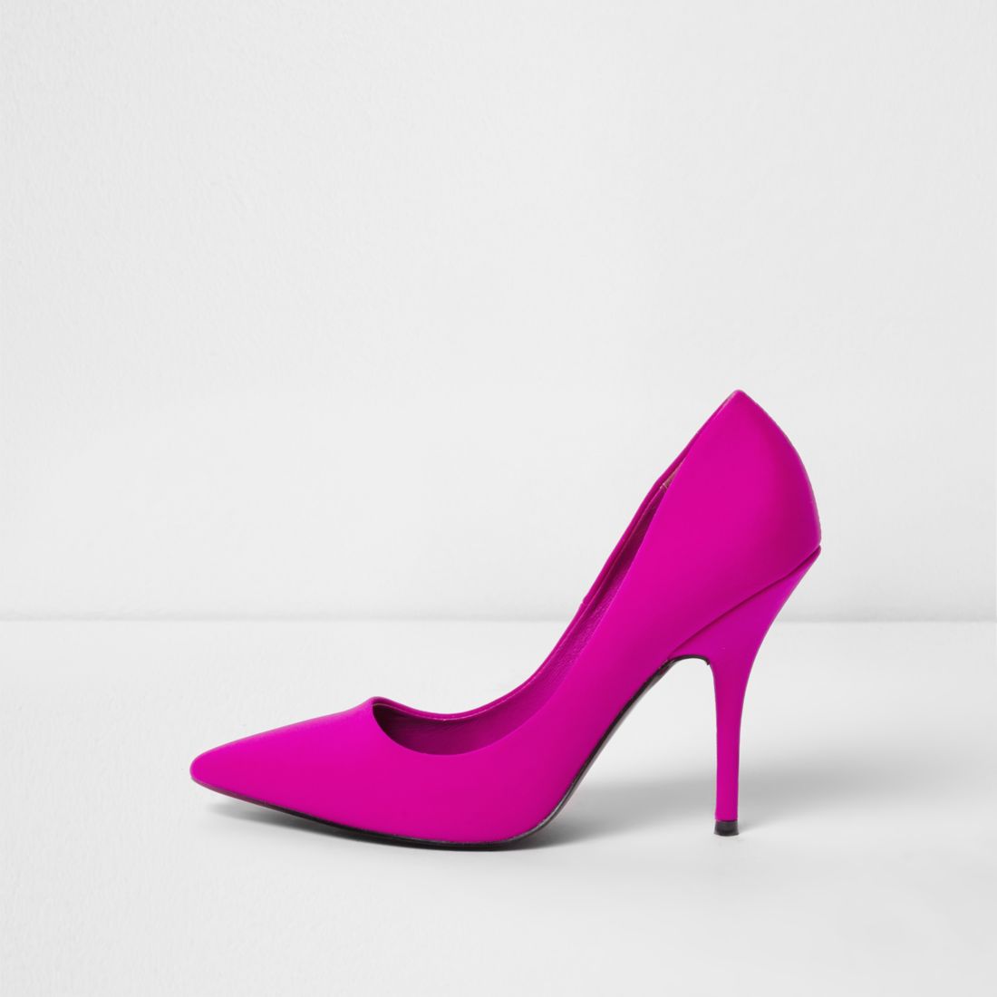 Pink scuba court shoes