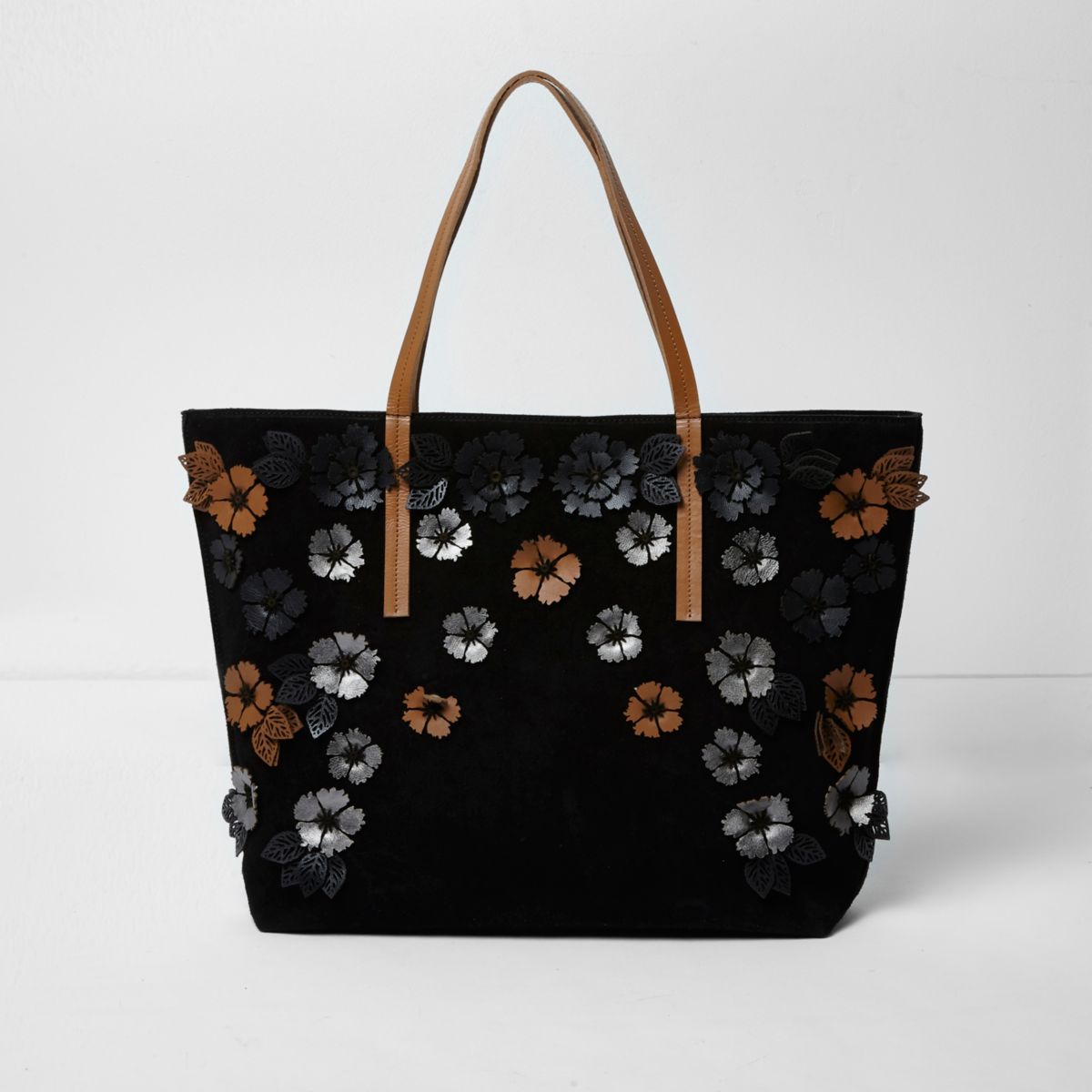 Kaffo Suede Bag Black main image 1