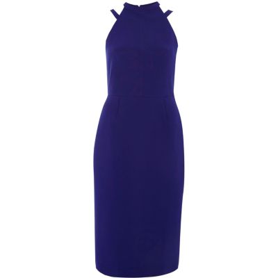 Bodycon-Midikleid mit Schleife hinten