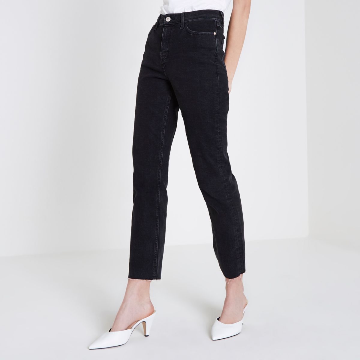 river island straight leg jeans