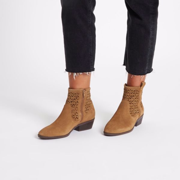 river island tan heels