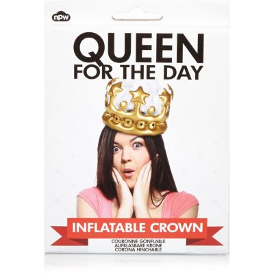 NPW opblaasbare kroon 'Queen for the Day'
