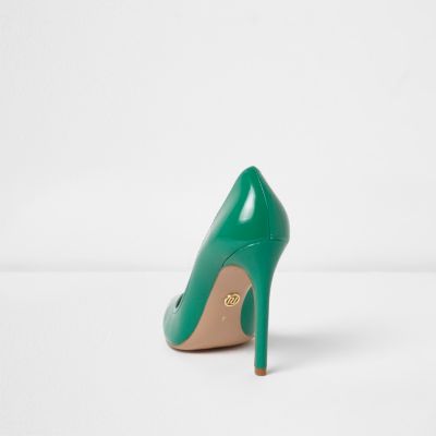 river island green shoes