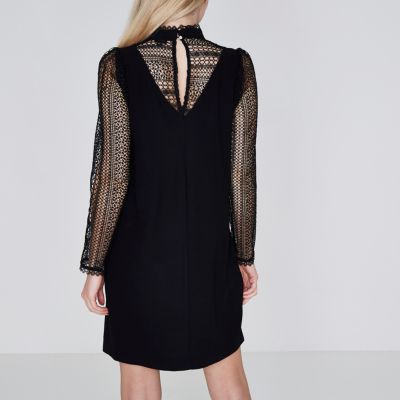 river island high neck swing dress