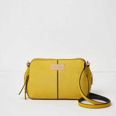 river island yellow bag