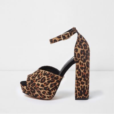 river island peep toe sandals