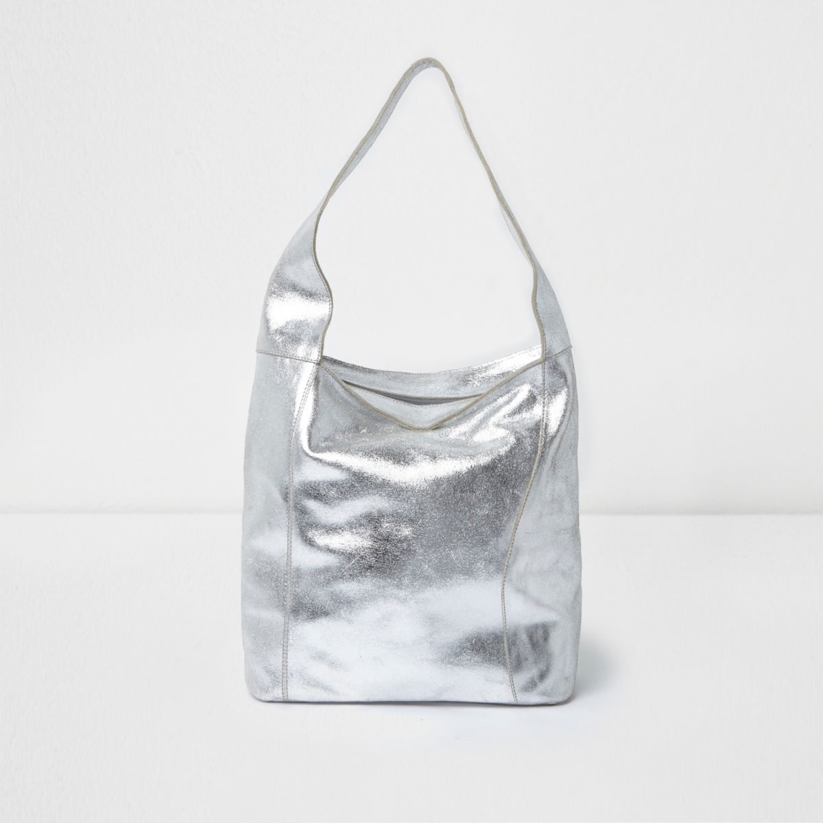Silver Metallic Handbags IUCN Water