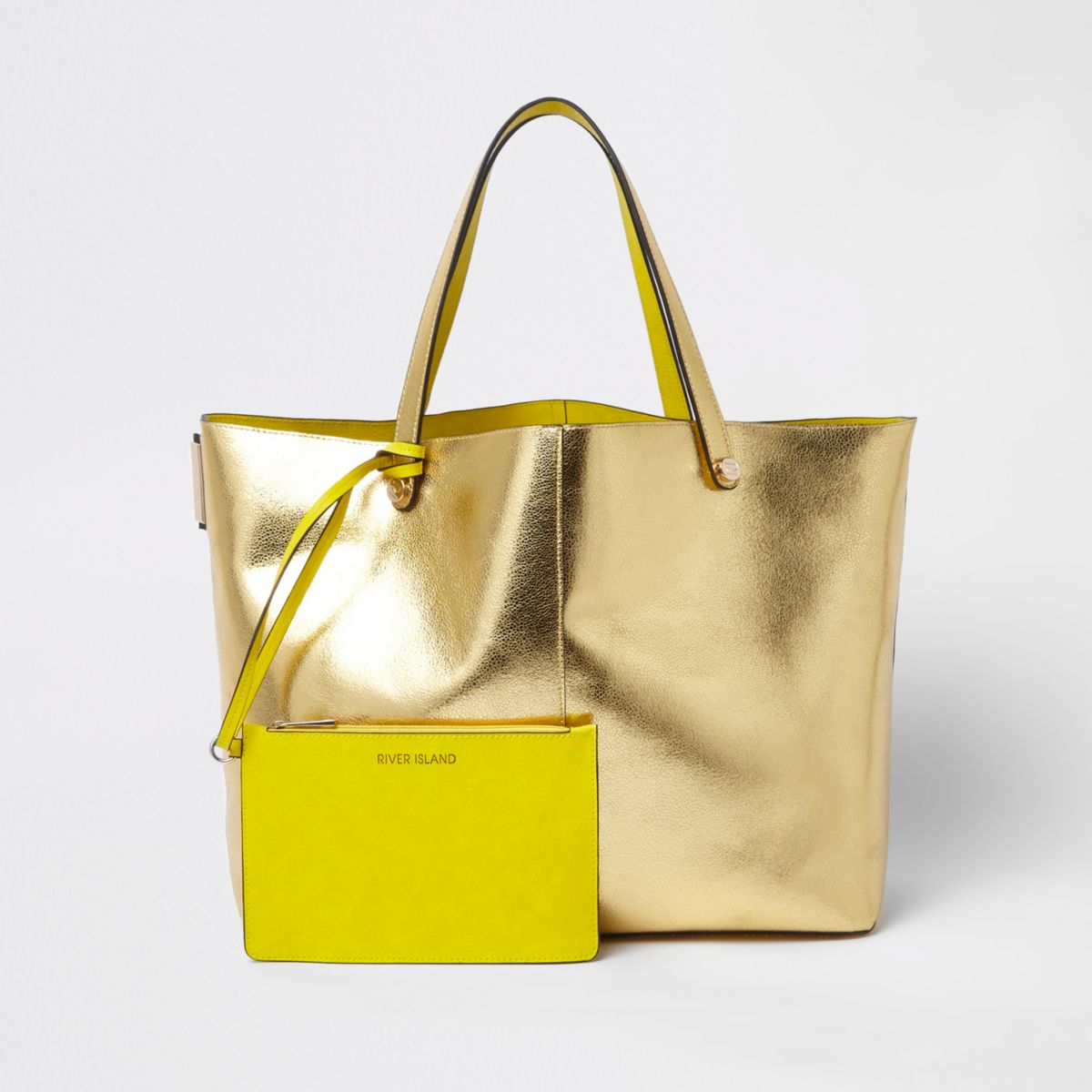 Gold metallic beach tote bag - Shopper & Tote Bags - Bags & Purses - women