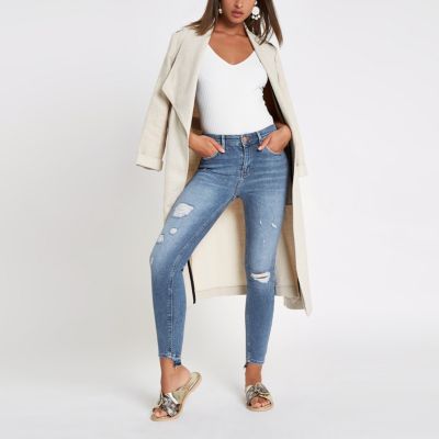 river island ripped jeans womens
