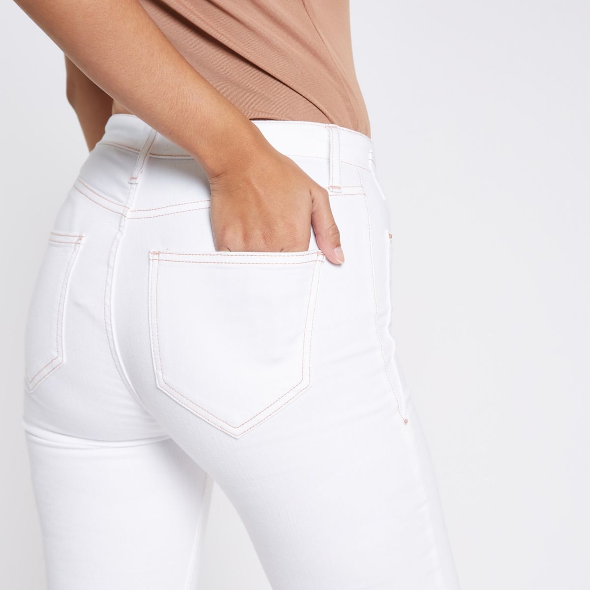 white super skinny jeans womens