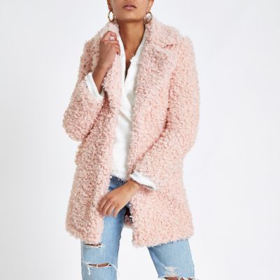 Pink Teddy Coat