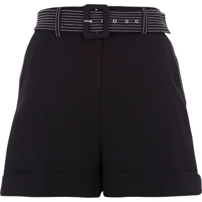 river island belted shorts