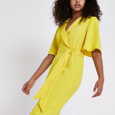 river island yellow jumpsuit