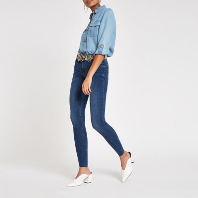 Mid blue Molly mid rise jeggings