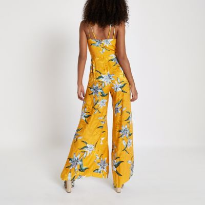 river island yellow jumpsuit