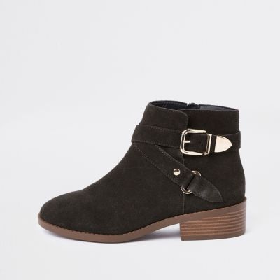 river island suede ankle boots