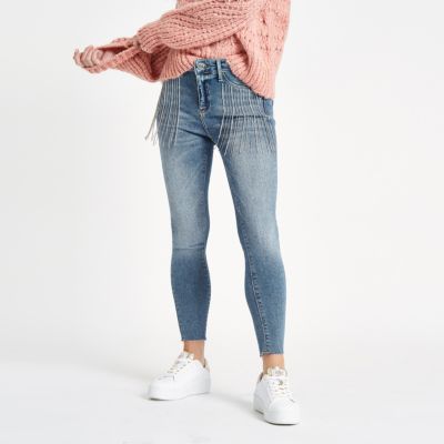 Petite Molly embellished Jeans