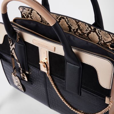 river island croc bag